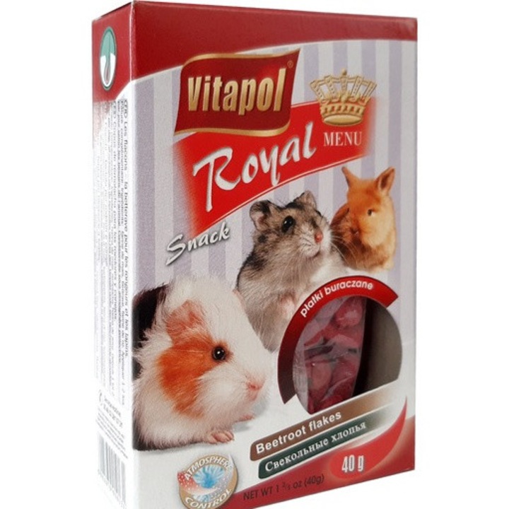 Hrana rozatoare Vitapol Menu Platki, burak, 40g
