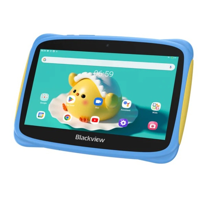 Таблет Blackview Tab 3, TPC, Kids 2/32GB, 7", Тип на дисплея: 7", TN, Резолюция: 1024×600 HD, Резолюция на задната камера: 2 MP, Батерия: 3280 mAh, Син