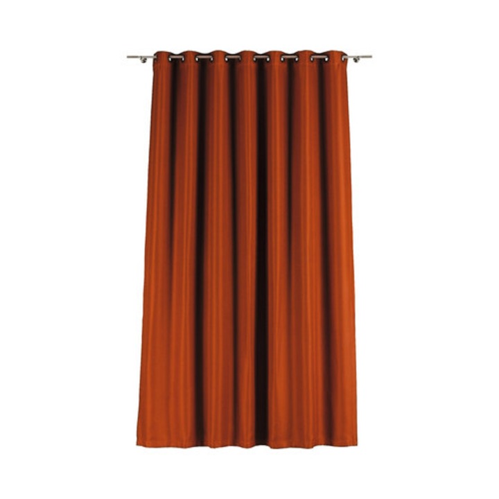 Draperie Cu Inele Cheer Caramiziu 140x245 Cm
