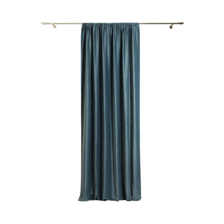 Draperie Cu Rejansa Castellano Turcoaz 140x245 Cm