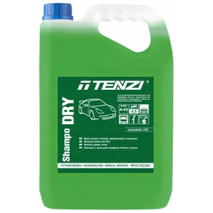 Sampon auto Tenzi Shampo Dry, functie de uscare, 5L