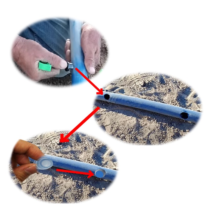 Dop din silicon 16mm, astupare gauri gresite, 1bucat