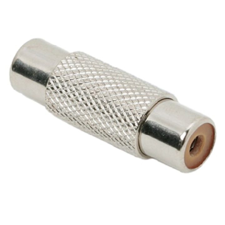 Adaptor Prelungitor RCA Mama Metal pentru Conectare Audio-Video