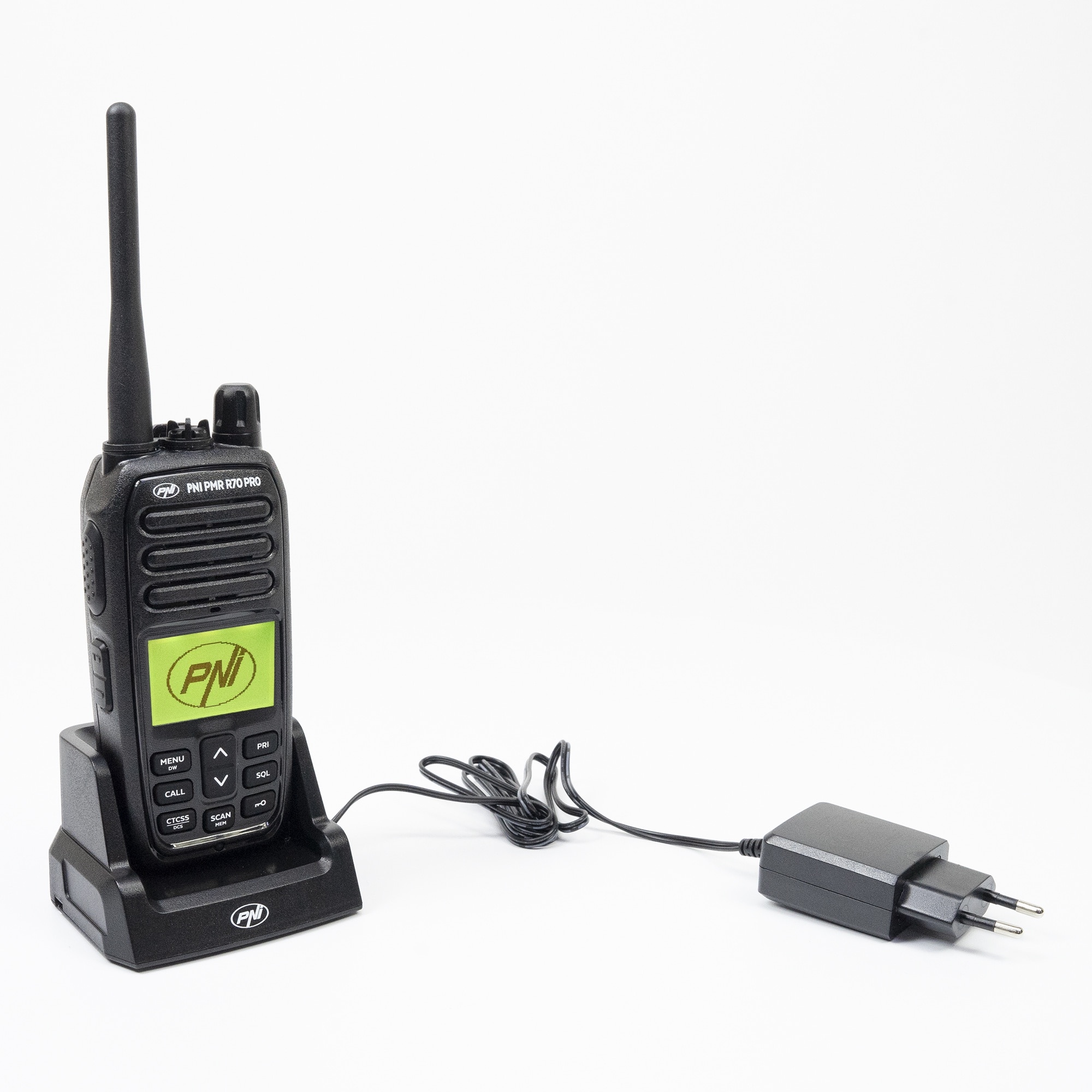 Paquet de 7 stations de radio portables PNI PMR R30 Pro, comprend des piles, des chargeurs et