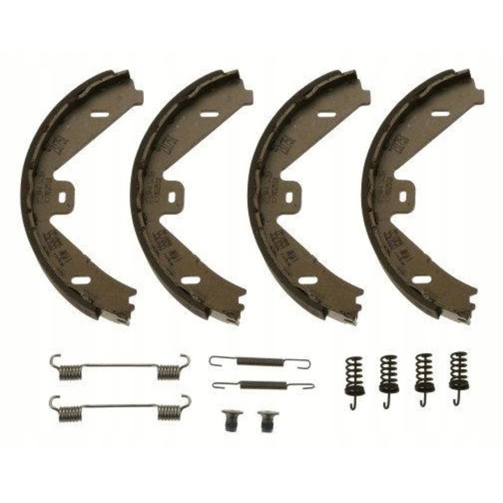 Fékpofák, Trw, Mercedes A 005 420 36 20-hoz kompatibilis, barna, GS8755