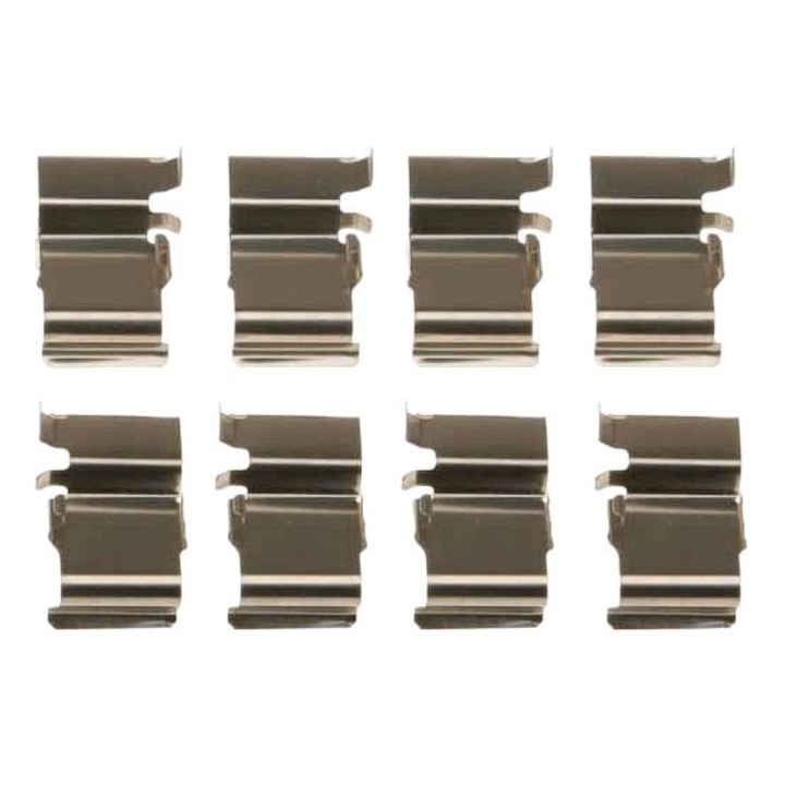 Fékbetét rögzítő készlet, TRW, PFK439, ezüst