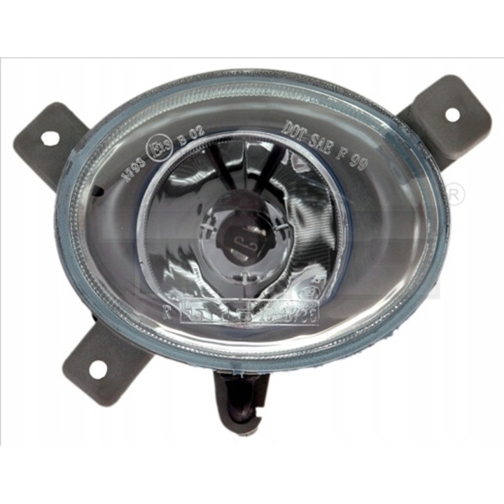 Jobb ködlámpa, TYC, Modell 19-5735-05-9, Ezüst