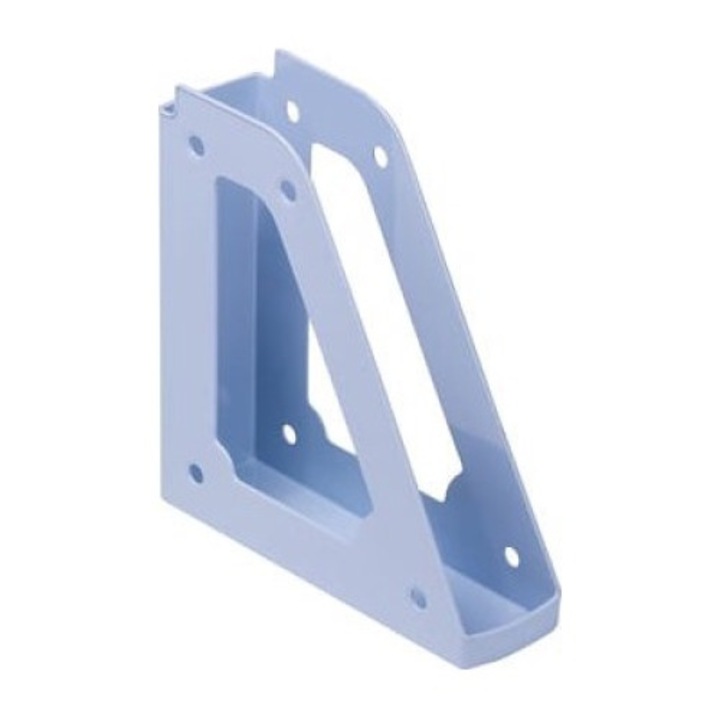 Suport documente DONAU, design modern, capacitate 600 foi, albastru, 65x245x230mm