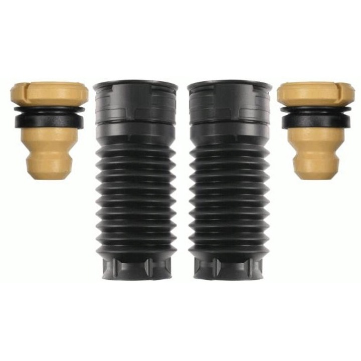 Lengéscsillapító burkolat készlet, SACHS, 900 188, Fekete, Barna