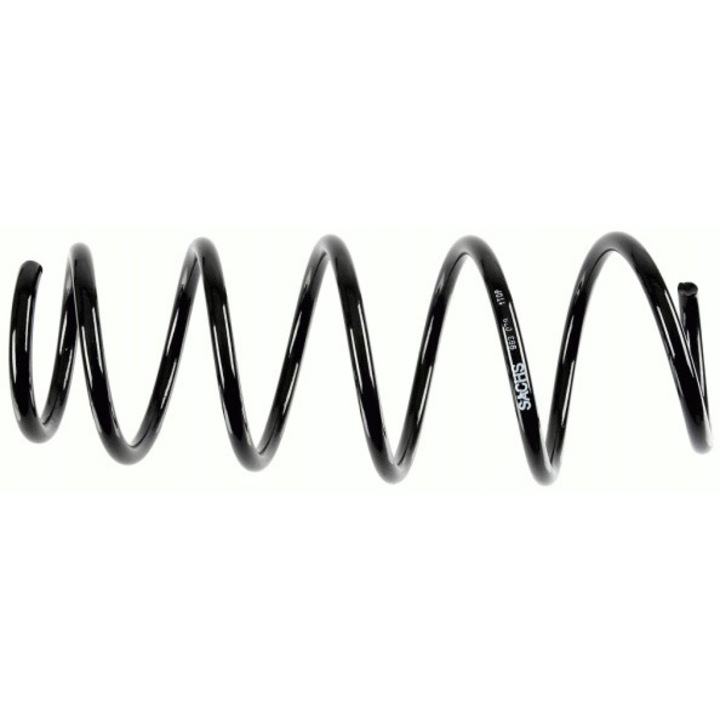 Futómű rugó, Sachs, 993 079, Fekete