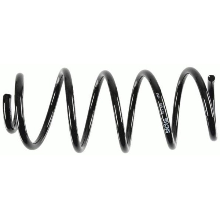 Futómű rugó, SACHS, 993 069, Fekete