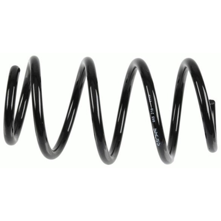 Futómű rugó, SACHS, 993 216, Fekete