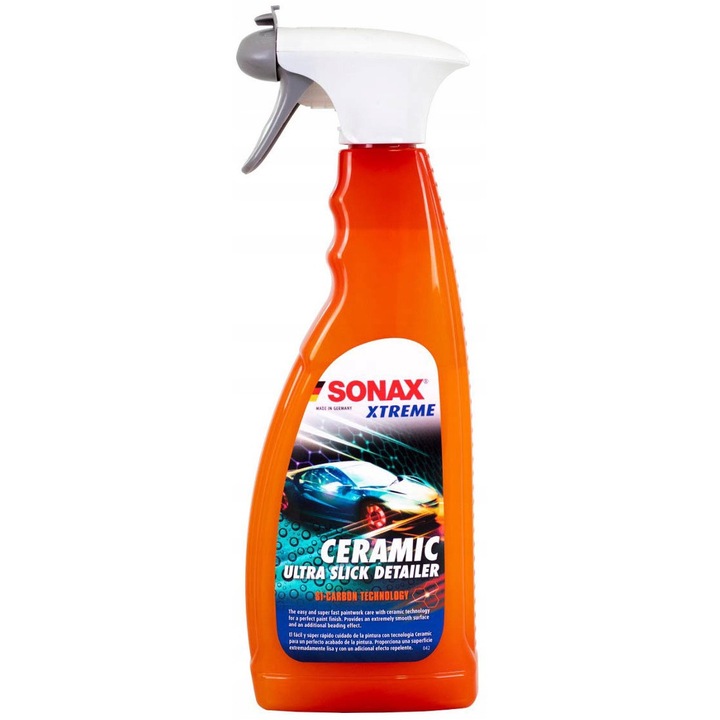 Solutie detailing auto, Sonax, Xtreme Ceramic Ultra Slick, Hidrofob, 750ml