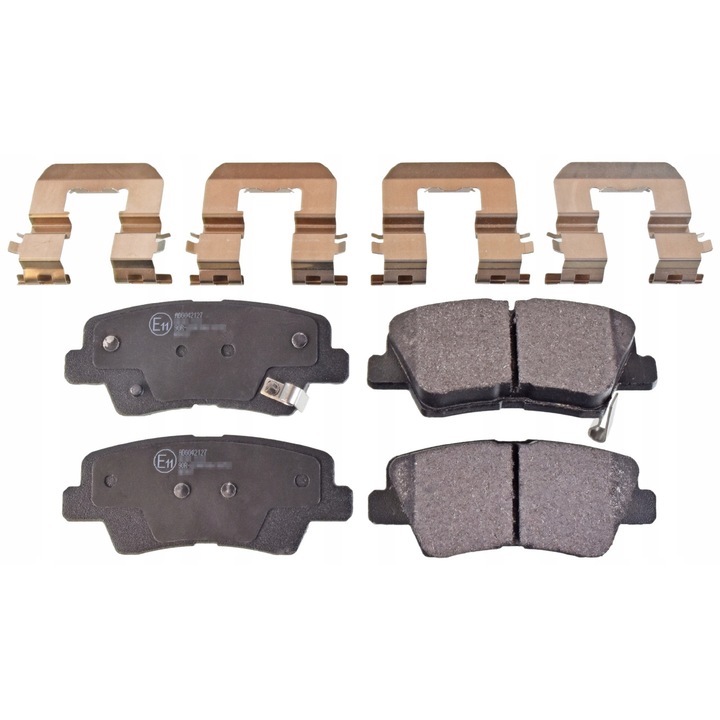 Fékbetétek, kék mintás, ezüst