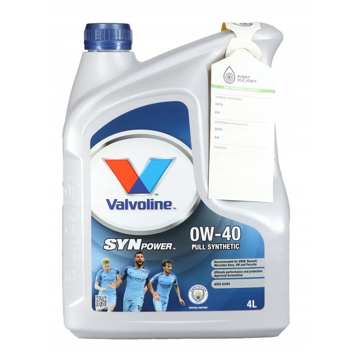 Ulei motor, Vemo SynPower, 0W40, A3/B4 SL/SN, 4L