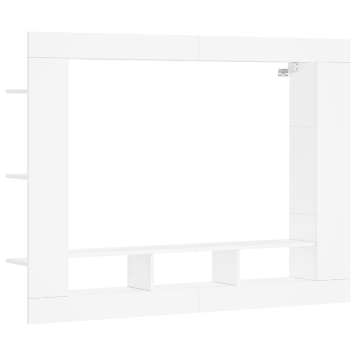 Comoda TV vidaXL, alb, 152x22x113 cm, lemn prelucrat 833722