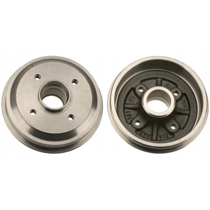 Комплект от 2 спирачни барабана, TRW, DB4159, сив