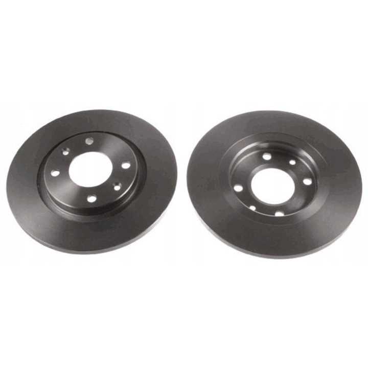 2 db féktárcsa készlet, TRW, DF2808, Fekete