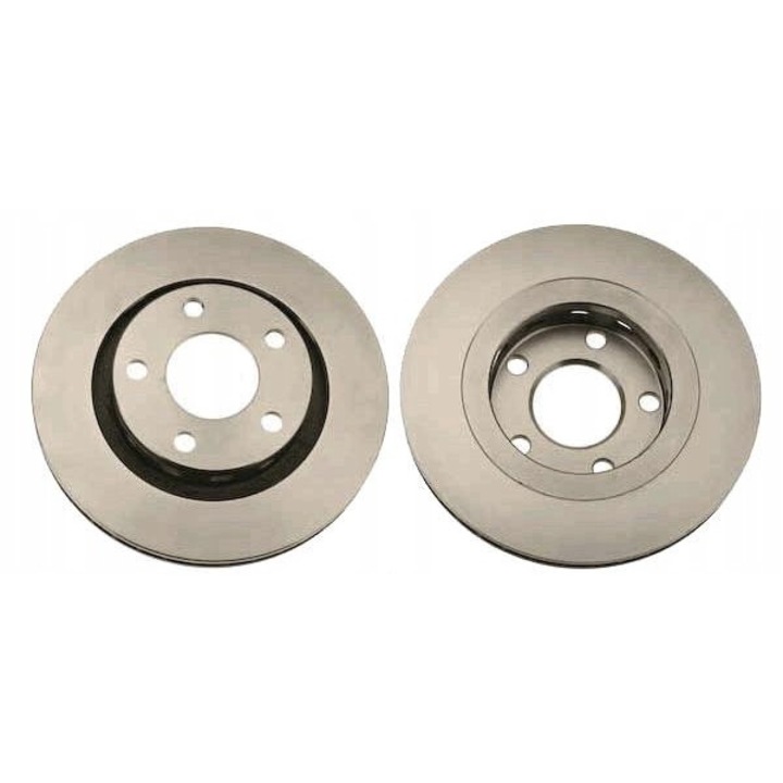 Комплект от 2 спирачни диска, TRW, DF4239, Сиви