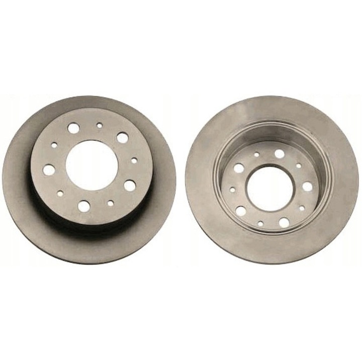 2 db féktárcsa készlet, TRW, DF4752, szürke