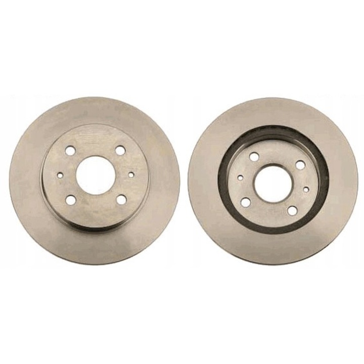 Комплект от 2 спирачни диска, TRW, DF4905, Сиви