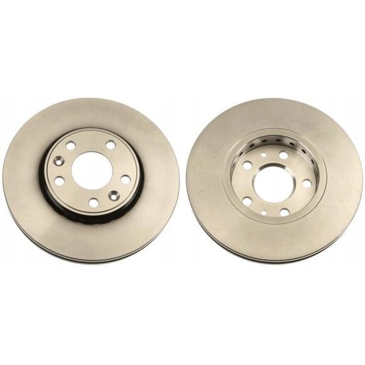 Комплект 2 спирачни диска DF6184, TRW, сребристи