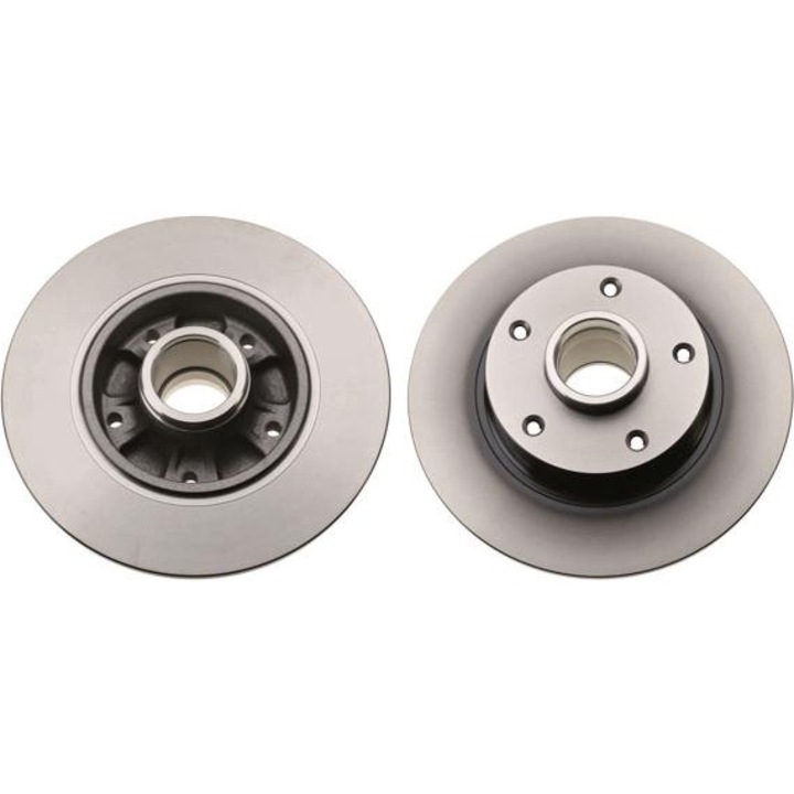 Set 2 discuri frana DF6182, TRW, Argintiu