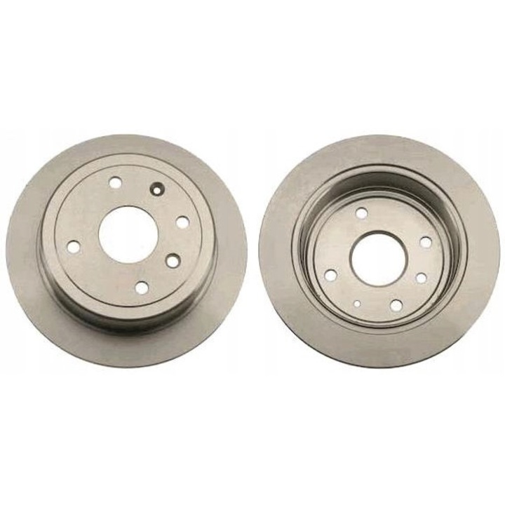 Комплект 2 спирачни диска DF7381, TRW, сребристи