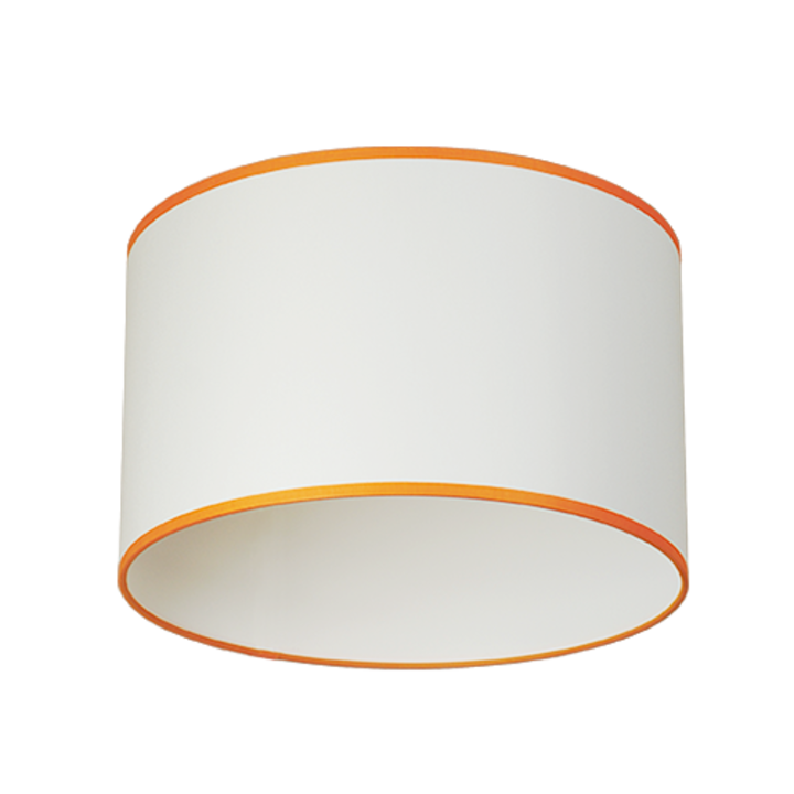 Plafoniera Lightstyle Sena, o300, 1xE27, Alb/Portocaliu