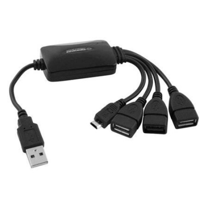 ХЪБ USB 4 порта ESPERANZA EA158