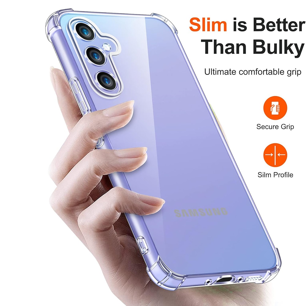 Husa pentru Samsung Galaxy A55 5G Techsuit Shockproof Silicone Transparent