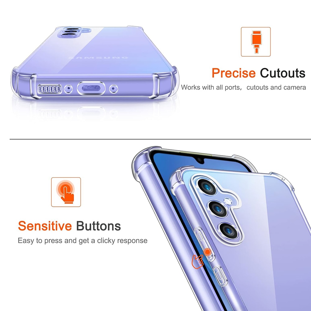 Husa pentru Samsung Galaxy A55 5G Techsuit Shockproof Silicone Transparent