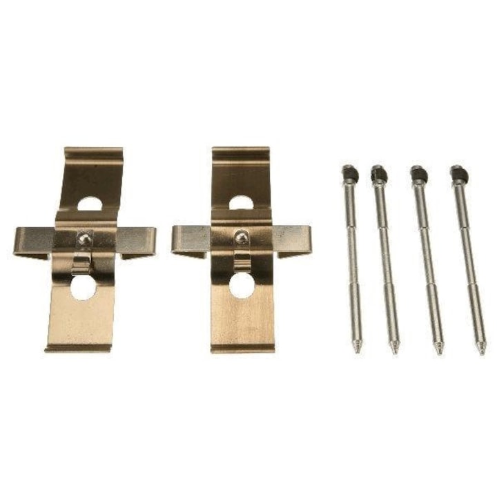 Fékbetét rögzítő készlet, TRW, PFK633, arany/ezüst