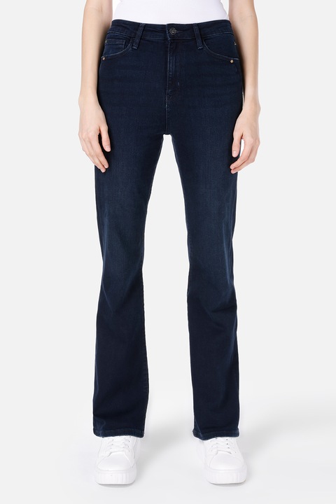 COLIN'S, Blugi regular fit cu talie inalta, Bleumarin
