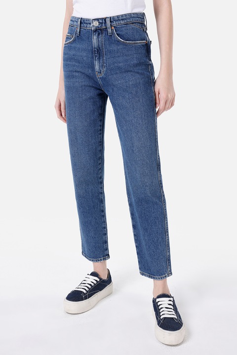 COLIN'S, Blugi crop cu croiala dreapta, Albastru deschis