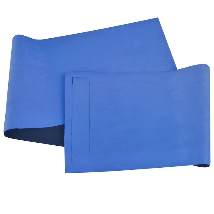 Centura Lombara si pentru Slabit HASEPE, Neopren Termic, Marime Ajustabila Velcro, Suport Spate si Abdomen, Fitness, Postnatal, Eliminare Apa si Grasime, 100x20 cm, Albastru