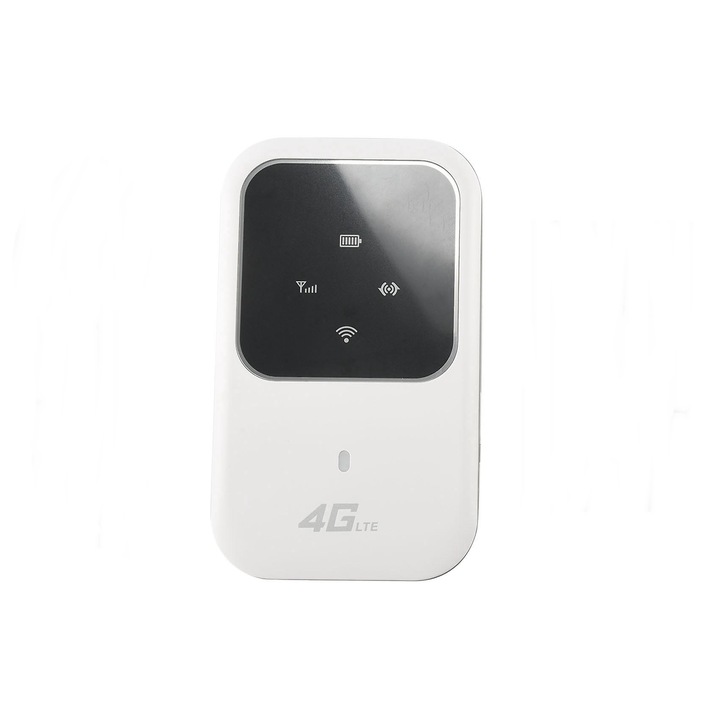 Router wireless portabil, Sumker, Plastic, 4G LTE, 150 Mbit/s, Negru/Alb