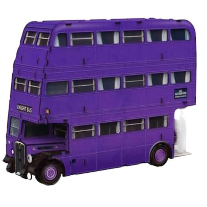 3D пъзел Нощен автобус Harry Potter, Лилав
