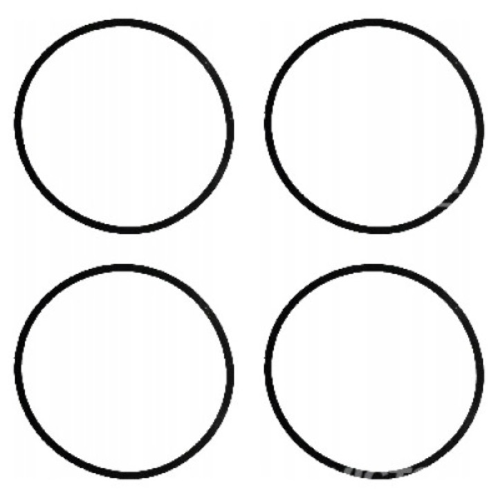 Szívócső tömítés készlet, VICTOR REINZ, 11-34269-01, Fekete