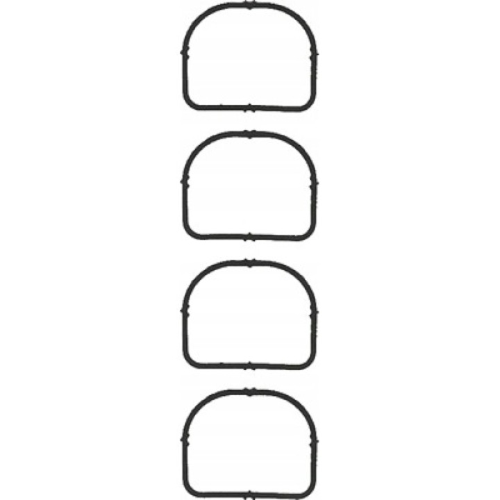 Szívócső tömítés készlet, VICTOR REINZ, 11-37284-01, Fekete