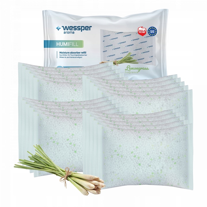 Set 15 rezerve absorbant umiditate, Aquafloow, 500 g