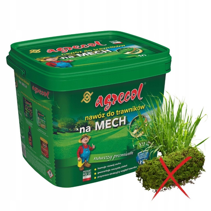 Gyepműtrágya mohának, Agrecol, 10kg