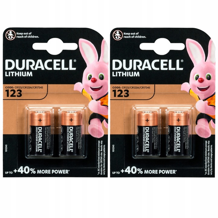 A készlet 4 db, Duracell, 3 V, 1100 mAh, Lítium