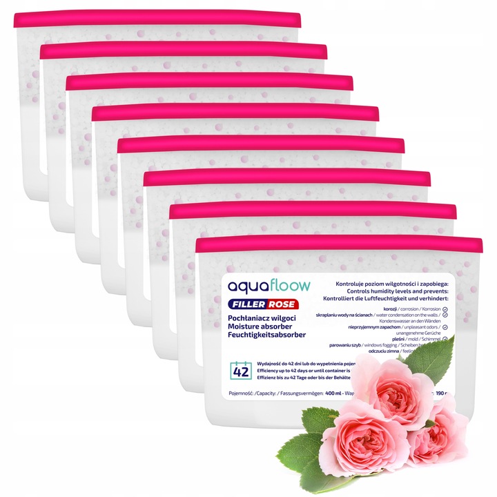 Set 3 pachete absorbante de umiditate masina, Wessper Aquadryer, 300 g, Negru