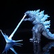 Figurina QttvbTna Godzilla, articulatii flexibile, 30cm, albastru