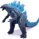 Figurina QttvbTna Godzilla, articulatii flexibile, 30cm, albastru