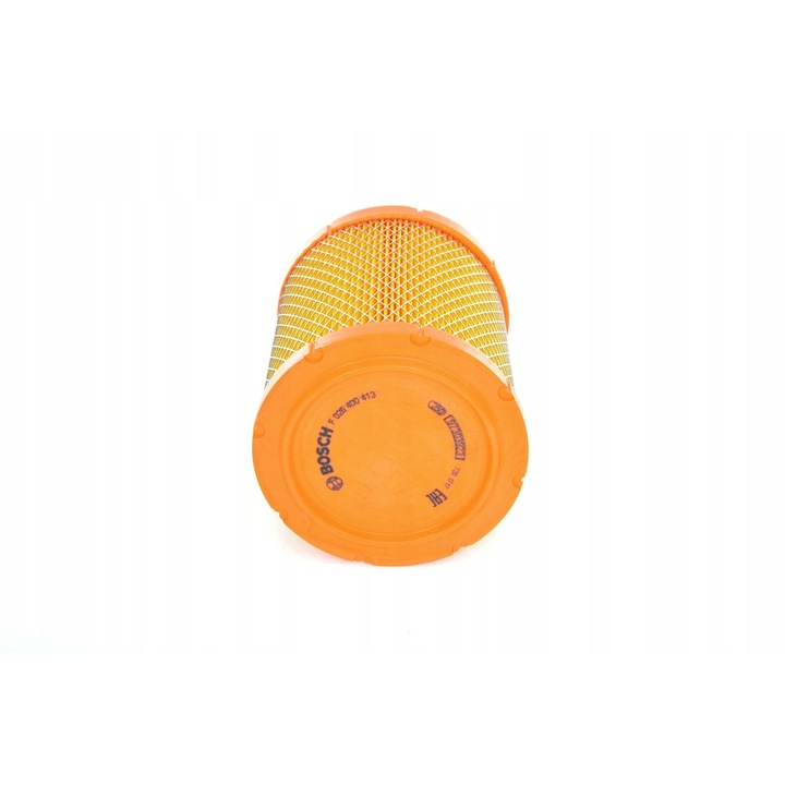 Légszűrő, BOSCH, F 026 400 413, narancssárga/sárga