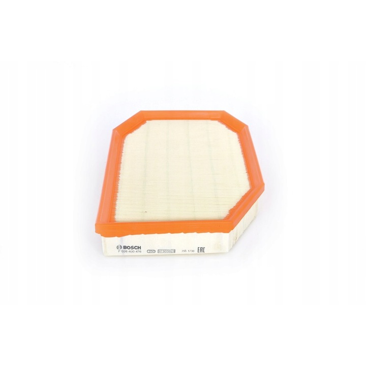 Légszűrő, BOSCH, F 026 400 476, narancssárga/fehér