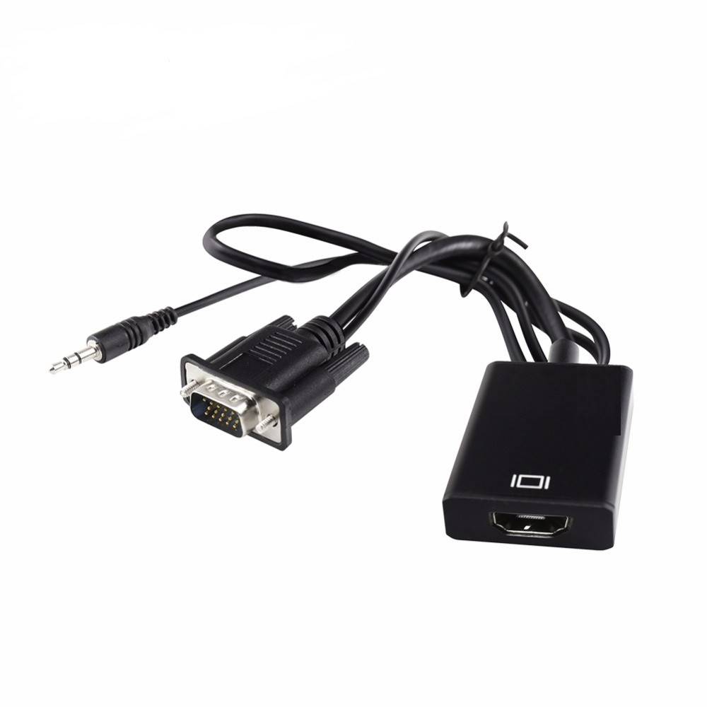 Cablu adaptor VGA la HDMI 1920x1200 cu sunet - eMAG.ro