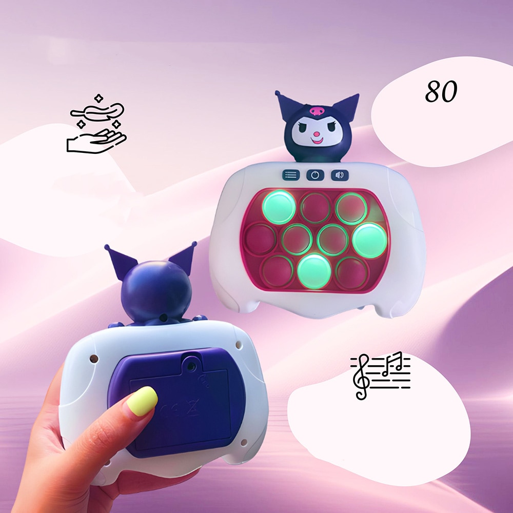 Електронна игра Pop It, Kuromi, Със звук и светлини - eMAG.bg